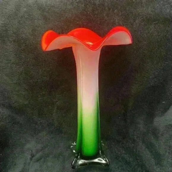 Murano Style  Vase Art Glass - Picture 12 of 13